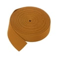 thumbnail image 3 of Uxcell 5 yardas de bandas elásticas para coser de 0.98" de ancho, cordón elástico plano de punto para manualidades de bricolaje, marrón, 3 of 6