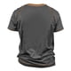 thumbnail image 4 of Men's Raglan T-shirt Retro Short Sleeve Round Neck Letter Printing Tops S, 4 of 4