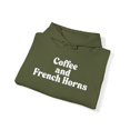 thumbnail image 4 of French horn Player Hoodie, Gifts, Hooded Sweatshirt, 4 of 4