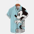 thumbnail image 1 of New Anime Mickey Mouse Donald Duck Men's T-Shirt 3D Printing Summer Disney Casual Simple High Quality Shirt Hawaiian T-Shirt Top3XL Gao Jinjia LED, 1 of 2