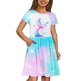 thumbnail image 1 of MIASHUI Robe Sans Manches à Imprimé Floral pour Filles, Tenue Décontractée Confortable pour Fête d'Été pour Tout-Petits Enfants Rose Clair, 9-10 Ans, 1 of 7