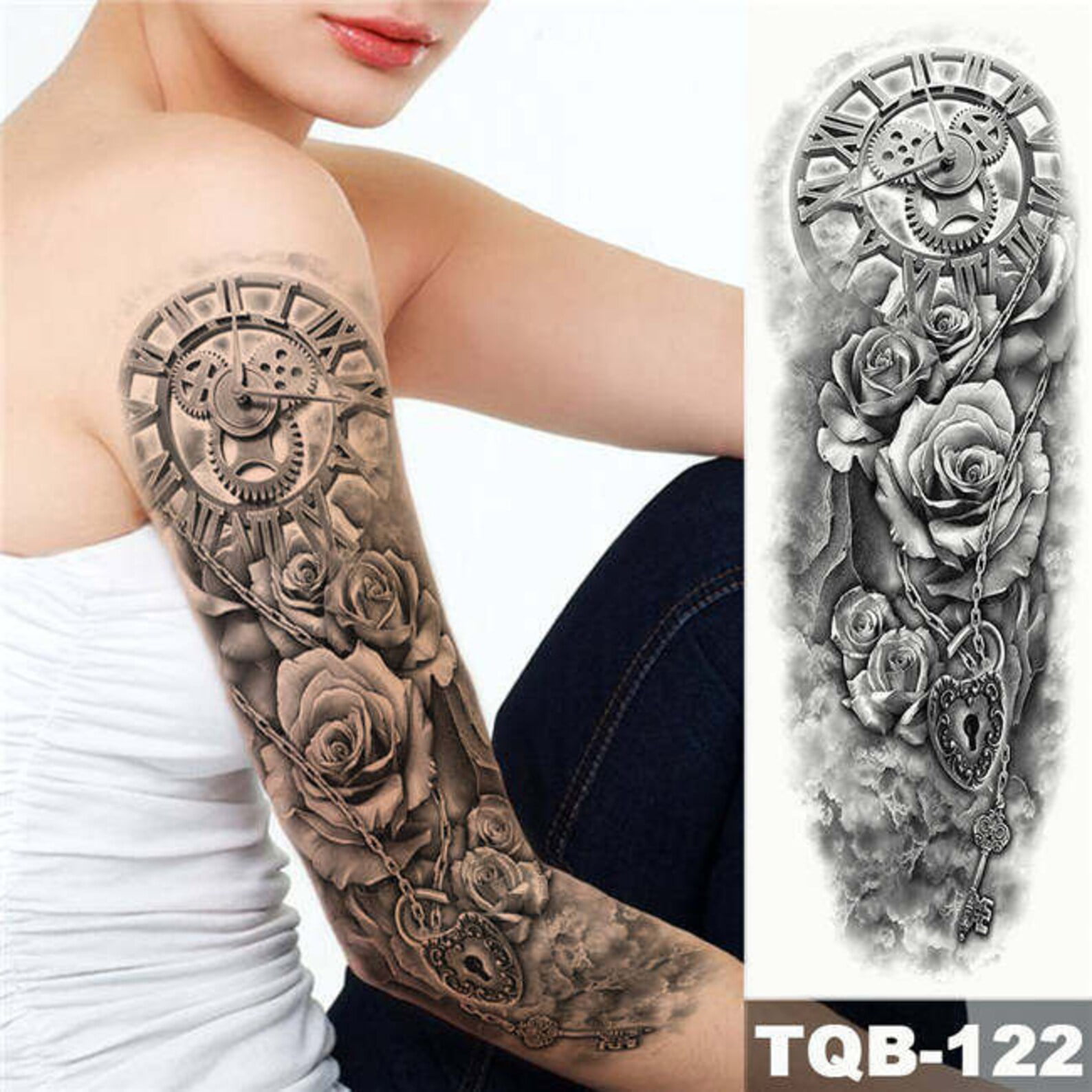 Art of Tattoo : Tattoos : Flower : big rose healed