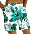 thumbnail image 4 of Men's Hawaii Printed Shorts Drawstring Elastic Waist Casual Loose Boardshorts Summer 2025 Fashion Beachwear Multicolor,XL, 4 of 5