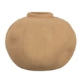 thumbnail image 6 of Creative Co-Op Pinched Organic Shape Terracotta Vase, Textured Taupe, 6 of 6