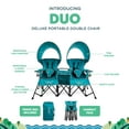thumbnail image 5 of Baby Delight Go with Me Duo Portable Infant Chair Double Seat, Indoor and Outdoor, Teal (Unisex), 5 of 9