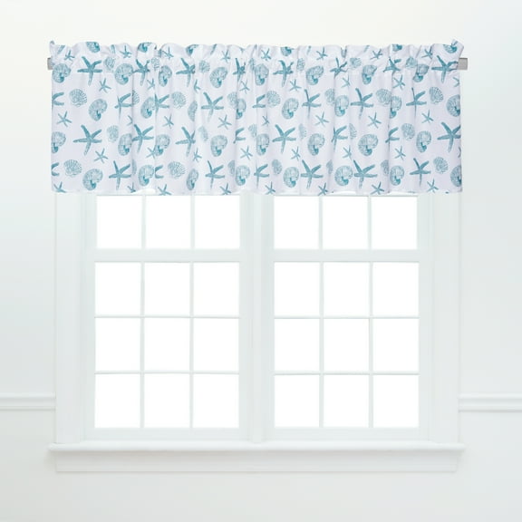 Maris 100% Cotton Set of 2 Window Valances 15" x 72"