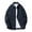 Navy, variant on JTieacloth Business Slim Fit Shirt Mens Casual Spring And Autumn Fashion Plaid Lapel Pocket Button Top Shirt Black
