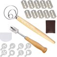 thumbnail image 1 of Zomine 22 Pack Hand Crafted Bread Lame with 10 Blades Included,Premium Bread Lame Dough Scoring Tool with Protective Cover, 1 of 7