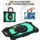 thumbnail image 5 of para Air 2024 con Soporte para Tableta para Niños, Silicona y PC, para Air de 13 Pulgadas, con Bandeja para Lápiz, Color Negro y Verde, 5 of 5