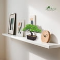 thumbnail image 3 of Artificial Bonsai Tree 8 Inch Zen Fake Plant Modern Shelf Office Desk Decor Japanese Style Indoor, 3 of 5