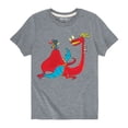 thumbnail image 2 of Pete The Cat - Big Dragon - Toddler Short Sleeve Graphic T-Shirt, 2 of 6
