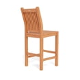thumbnail image 4 of Tortuga Outdoor Teak Outdoor Bar Chair, 4 of 6