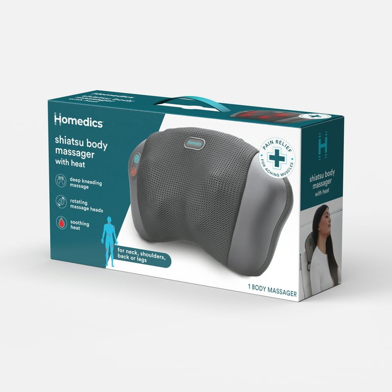 Homedics Shiatsu Body Massager with Heat for Relaxation, Back and Full Body - Walmart.com Homedics Shiatsu Body Massager with Heat for Relaxation, Back and Full Body - Walmart.com