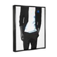 thumbnail image 3 of Stupell Industries Modern Chic Dressed Man Graphic Art Jet Black Floating Framed Canvas Print Wall Art, Design by Beth Ann Lawson, 3 of 6