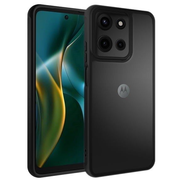 UUBOXS for Motorola Moto G 5G 2025 / Moto G 2026 / Moto G Play 2026 Case, Military Grade Drop Protection, Heavy Duty Translucent Frosted Shockproof Protective Cover, Black