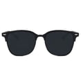 thumbnail image 2 of Lunfar Black Clubmaster Sunglasses Dark Glass black, 2 of 3