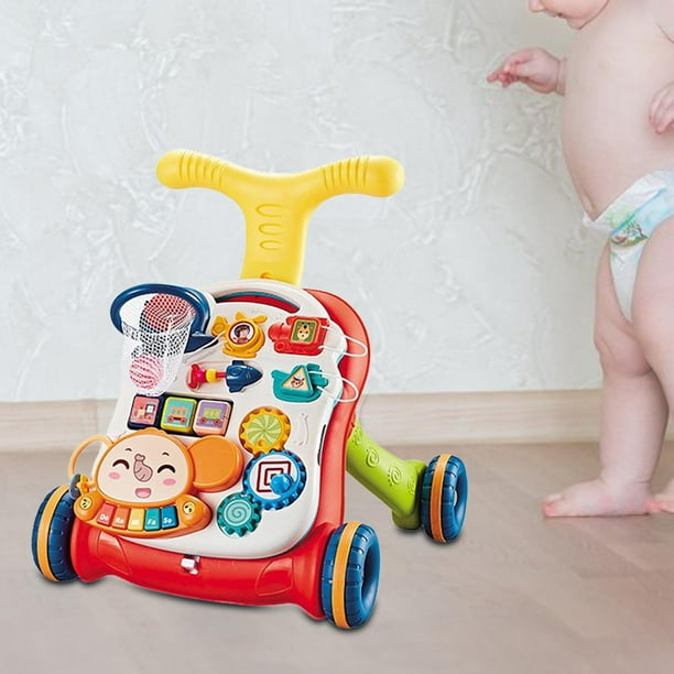 Centro de actividades para bebés CUTICAT con juguetes para caminar