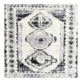 thumbnail image 2 of Unique Loom Tagine Collection Area Rug - Soraya (7' 10" Square Black and White/Gray), 2 of 6