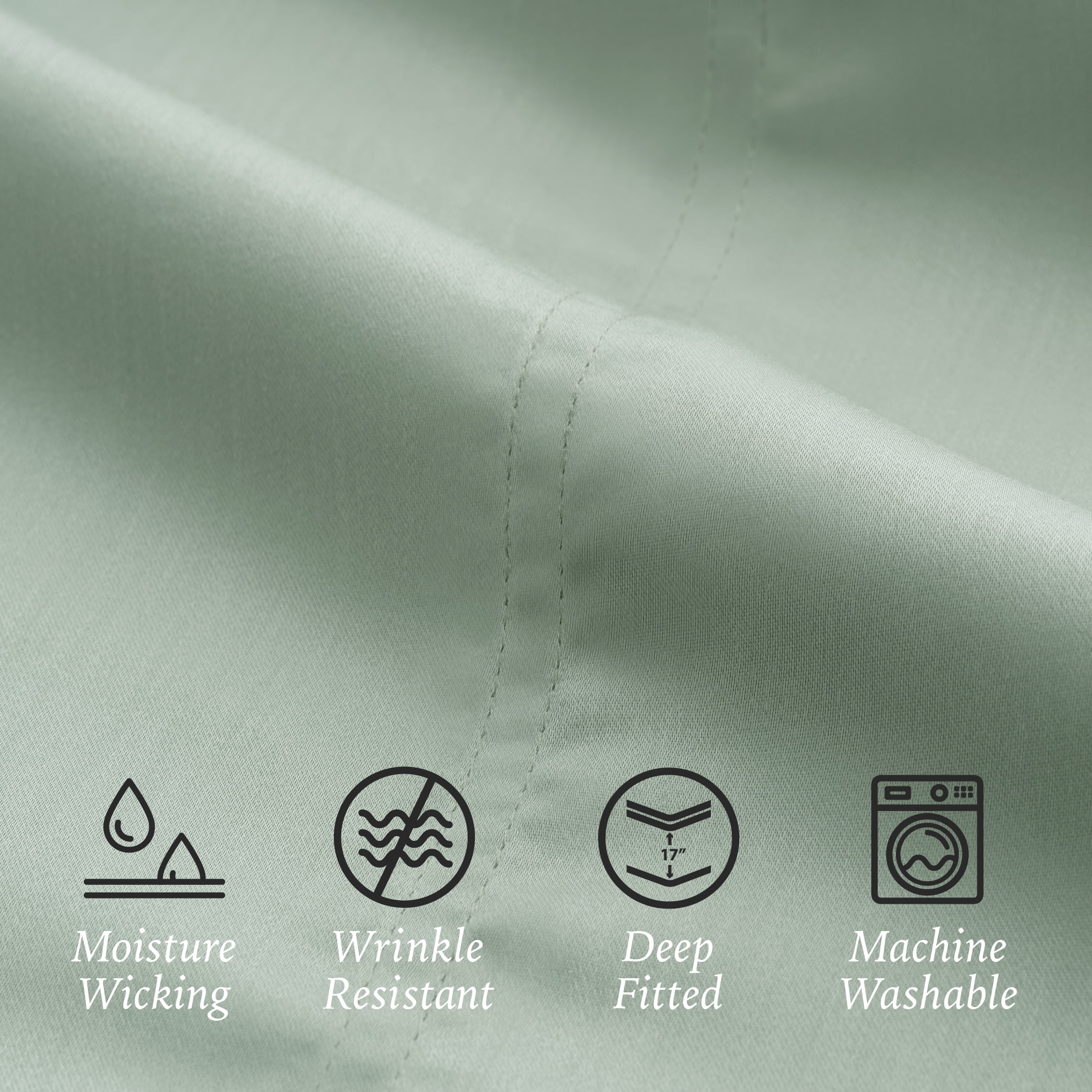 Hotel Style 1000 Thread Count Green River Egyptian Cotton-Rich Blend Luxury Bed Sheet Set, King
