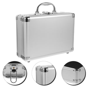 UPOUART Boîte à outils en alliage d'aluminium Boîtes à outils de stockage Argent 1Set pour les utilisateurs généraux