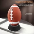 thumbnail image 3 of Ball Holder,Ball Stand Basketball Football Soccer Rugby Plastic Display Holder,Black, 3 of 5