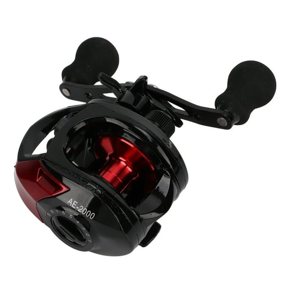 Fishing Reel, Aluminum Alloy 7.2:1 High Speed Magnetic Brake Baitcasting Reel Water Drop Wheel