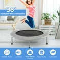 thumbnail image 6 of Goplus 38" Mini Folding Trampoline Portable Recreational Fitness Rebounder Grey, 6 of 10