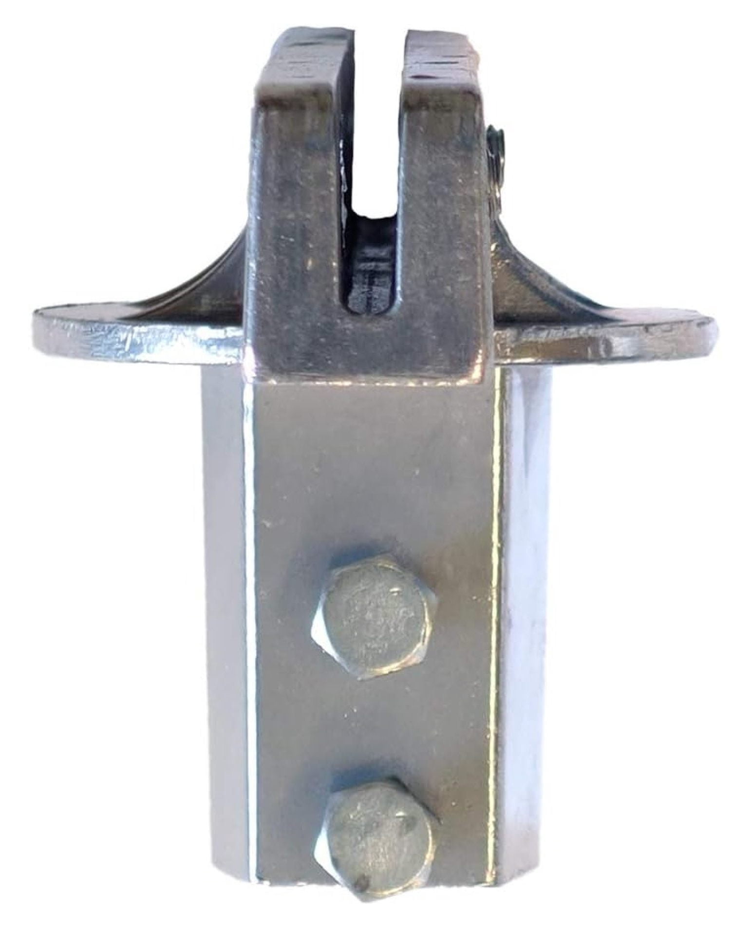 5 1/2" Slot - U-Channel Post Street Sign Bracket (Parallel), Bracket =Extruded Sign in 5.5 inch Slot