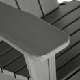 thumbnail image 3 of WestinTrends Malibu Outdoor Patio Porch Rocking Adirondack Chair (Set of 2), Gray, 3 of 17