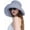 Blue & White, variant on Women Wide Brim Sun Hat Striped Beach Hat UPF 50+ UV Sun Protection Foldable Elegant Holiday Bucket hat