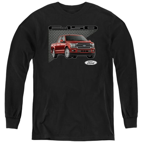 Ford Trucks F 150 Youth Long Sleeve T-Shirt Black