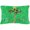 Green, variant on Carolines Treasures 8708PW1216 Welcome Palm Tree on Blue Canvas Fabric Decorative Pillow , 12H x16W, multicolor