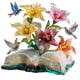 thumbnail image 4 of Adornos navideños, decoraciones navideñas, regalos de Navidad, libro, flor, adorno acrílico, disco acrílico, 4 of 4