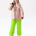 thumbnail image 3 of Owordtank Girls Boys 2 Piece Snowsuit Warm Insulated Ski Jacket & Snow Pants Set for 4-16 Years, 3 of 6