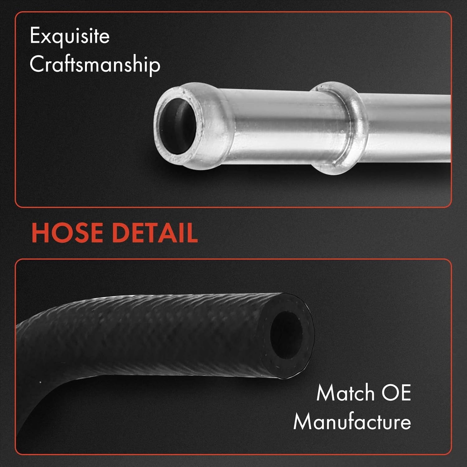 A-Premium Power Steering Return Hose Line Assembly Compatible with Toyota Camry 2002-2006, Solara 2004-2008 & Lexus ES300 2002-2003, ES330 2004-2006, GS300 2002-2005, Intermediate Pipe