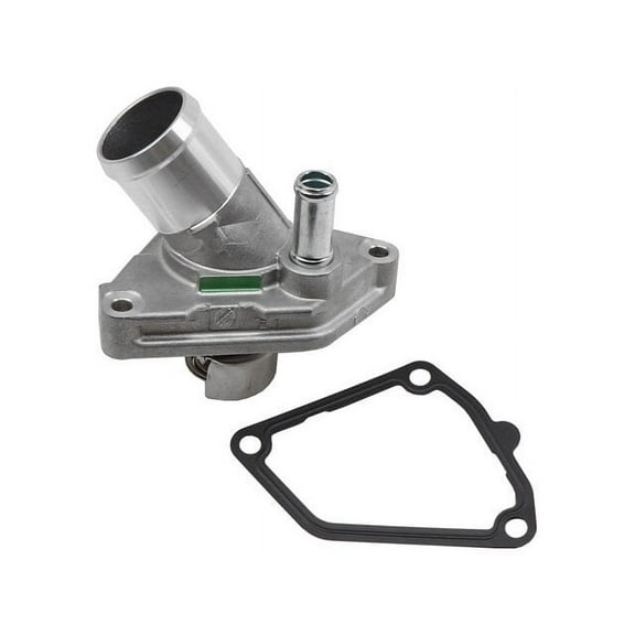Engine Coolant Thermostat Housing Assembly - Compatible with 2005 - 2019 Nissan Frontier 4.0L V6 2006 2007 2008 2009 2010 2011 2012 2013 2014 2015 2016 2017 2018