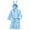 Blue, variant on QUOTAY Kids Robe Pure Children’s Bathrobe for Autumn Winter with Hood Absorbent Thickened Warm Wear for Boys and Girls 2-15Years Blue,5-8 Years