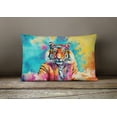 thumbnail image 4 of Hippie Animal Bengal Tiger Throw Pillow 12 in x 16 in, 4 of 4