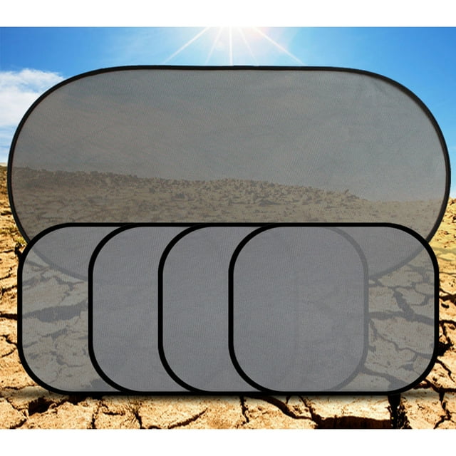 Car Windshield Sunshade,5pcs Car Windshield Sunshade UV Rays Protector Sunshade Sun Shade Remarkable Clarity