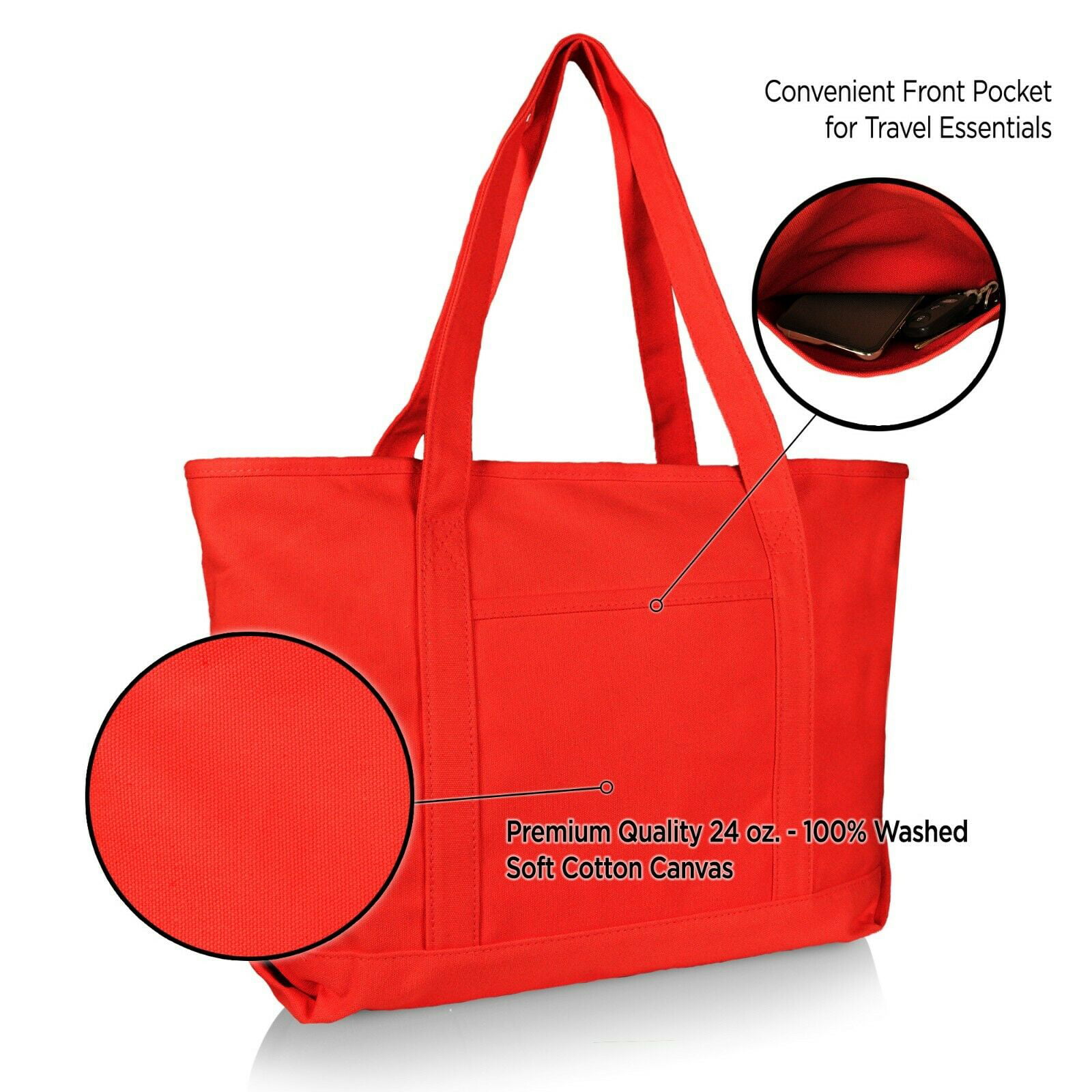CURMIO Rolling Teacher Tote Bag, Teaching Work Bag with Padded Laptop  Sleeve for School Supplies, Red(Bag Only)