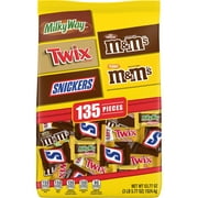 MARS Chocolate Favorites Halloween Candy Bars Variety Mix 53.77-Ounce 135-Piece Bag