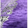 thumbnail image 3 of Modefa Prayer Mat | Turkish Rug Janamaz Sajjadah Musala | Standard Adult Size | Free CAR Hanger | Embroidered Floral - Purple, 3 of 4