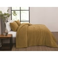 thumbnail image 5 of Brooklyn Loom Oversized Marshmallow Plush 100% Microfiber Polyester Mustard 3-Piece Queen Comforter Set, Solid Casual themed, Adult Bedding, OEKO-TEX Certified, 5 of 10