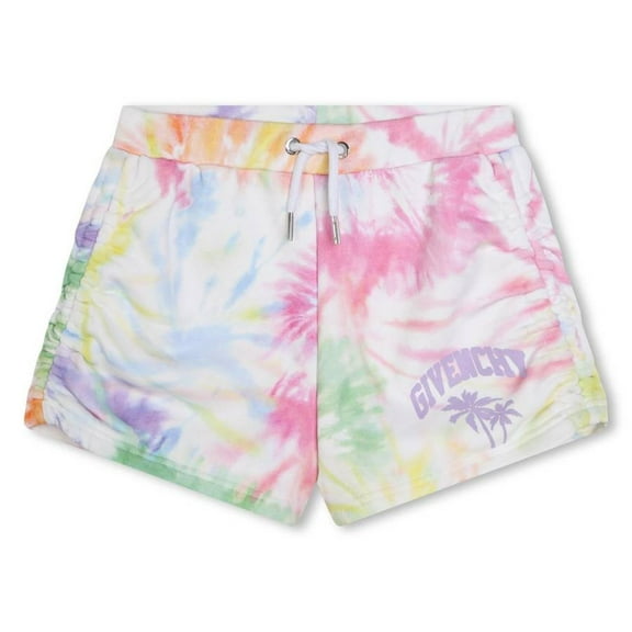 Givenchy Girls Tie-Dye Print Bermuda Shorts, Size 6Y