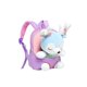 thumbnail image 2 of Mochila de dibujos animados para niños y muñeca alce 3D con Correa ajustable para hombros y manija superior impermeable, 2 of 3
