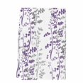 thumbnail image 2 of Purple Grey Botanical Kitchen Towels Set of 1, Spring Floral Summer Farmhouse Absorbent Dish Towels for Kitchen, Microfiber Hand Towel, Quick Drying Tea Towel for Cleaning Decorative Dishcloths, 2 of 7