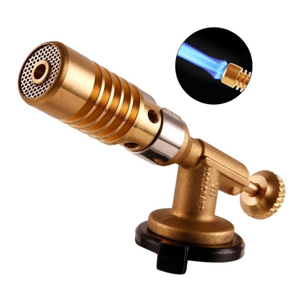 Portable Gas Torch Outdoor Camping Butane Gas Copper Torch Kitchen Blow Lighter Soldering