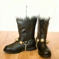 thumbnail image 5 of Christmas Santa Boots Men's Boots (Black 45), 5 of 5