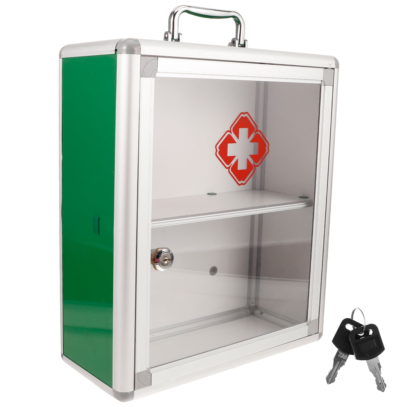 SHISUYAN Wall Mounted Large Capacity First Aid Cabinet Medicine Storage Case ( )