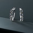thumbnail image 5 of Gem Stone King 925 Sterling Silver Green Mystic Topaz Earrings for Women (4.00 Cttw, Gemstone Birthstone. Oval 6X4MM), 5 of 5